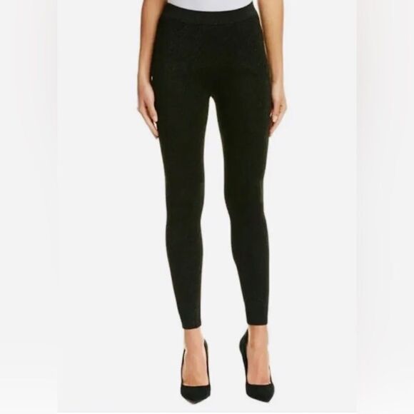 J. McLaughlin Leggings w/Metallic Flecks S - Picture 1 of 5
